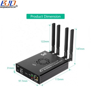 M.2 5G modulo to ETH RJ45 cablato adattatore Lan Dual SIM Card titolare con ventilatore e 4 antenne per Quectel RM520N-GL RM521F-GL RM530N-GL - Product Image 4