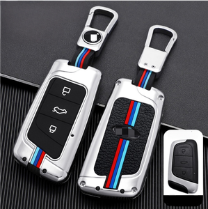 Automobile Accessory Interior Metal Zinc Alloy + Silicone Car Remote <strong>Key</strong> Cover Suitable for <strong>Toyota</strong> Models - Product Image 6