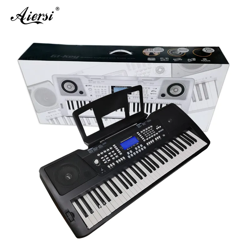 Aiersi Electronic Piano MIDI Keyboard Controller Arabian Folk Music Keyboard Piano Touch Electronic Organ With USB/Memory/MIDI