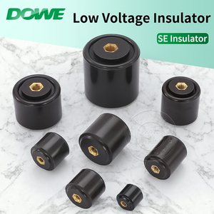 Duwai SE loạt màu đen hình trụ thanh cái hỗ trợ standoff thanh cái cách điện cho tủ điện - Product Image 3