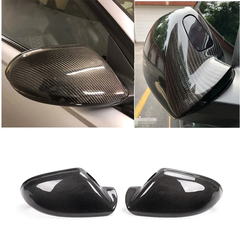 C7 مرآة استبدال غطاء مرآة مصمم للسيارة أودي A6 A6L 2012-2018 الكربون الجانبية مرآة استبدال مع حارة مساعدة