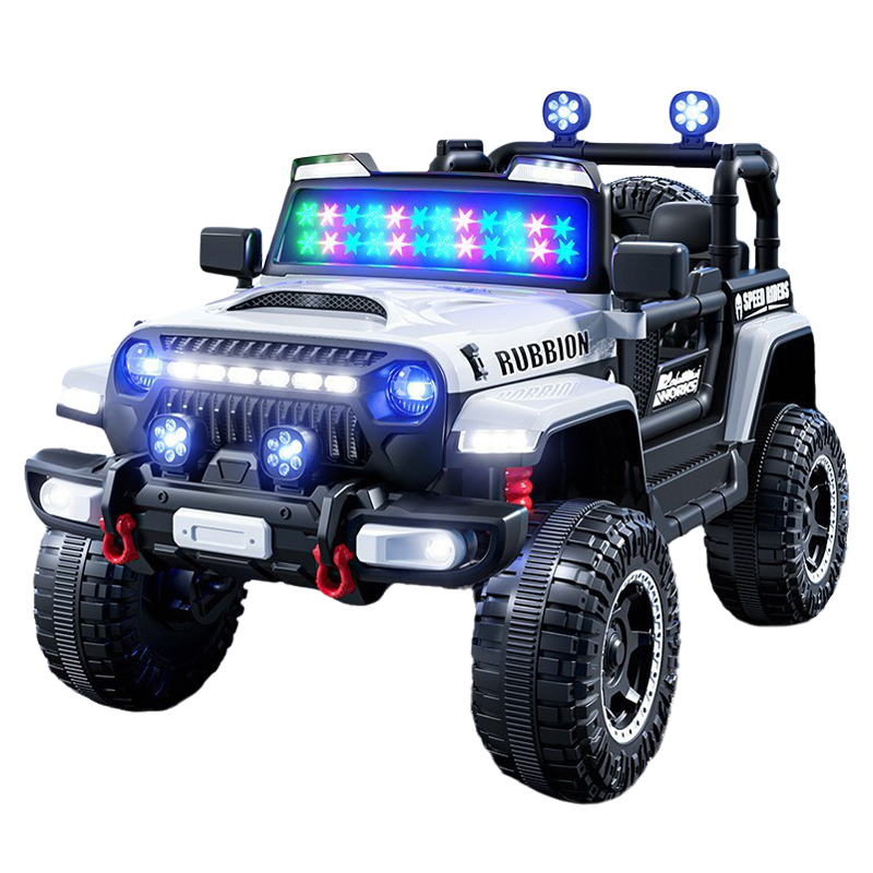 White Dual Drive 12V7AH+Remote Control+Full Flashing Light
