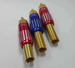 Enchufes RCA de alta calidad, conector de Cable de señal de Audio DIY, conector macho RCA de Audio HiFi, Terminal de Audio, enchufe RCA - Product Image 4