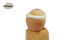 Hình dạng trái cây đào hương vị kem thực phẩm kỳ lạ sô cô la Popsicle 3D kem trái cây - Product Image 3