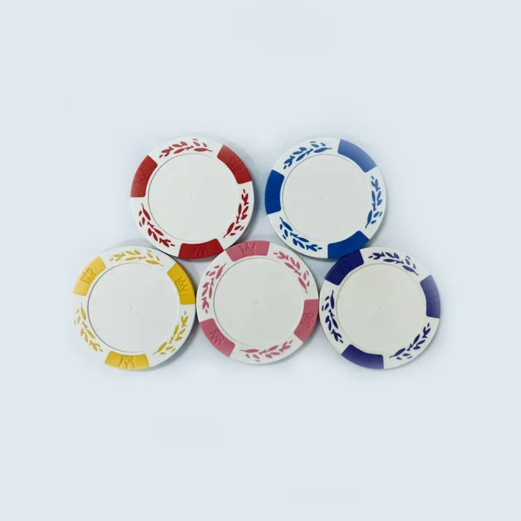 Poker Chips 14g Clay Mould Blank Metal Custom Logo Poker Chip 40mm(dia.) HX-C0000 100PCS CN;GUA Hanxin in Stock Color N/A