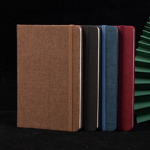 Cross-Border <strong>Custom</strong> A5 <strong>Elastic</strong> Band <strong>Strap</strong> Wood Grain PU Business <strong>Notebook</strong> with Full Horizontal Inner Page A3 Size Diary <strong>Notebook</strong> - Product Image 4