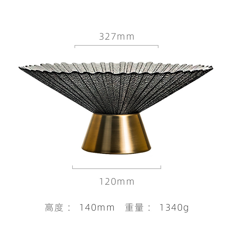 Grande assiette Noble Feather Ash