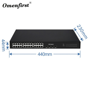 Công Tắc Quản Lý L2 24 Cổng Rj45 Công Tắc 1000M 4 SFP 10G Chip BCM Series 4 Tích Hợp 10 Cổng <span class=keywords><strong>Gigabit</strong></span> Băng Thông Bảng Nối Đa Năng 128G - Product Image 5