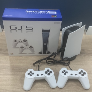 เกมสเตชั่น5คอนโซลวิดีโอเกมที่มี200คลาสสิก + 2 USB ควบคุมแบบมีสาย8bit GS5ทีวีรวมเกมย้อนยุคเอาท์พุท AV - Product Image 3