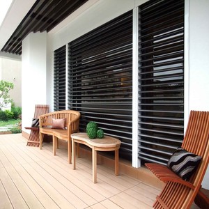 Benutzer definierte dekorative eingebaute Louver Hohl verschluss Aluminium verglasung Fenster lamellen Aluminium Schiebefenster - Product Image 5