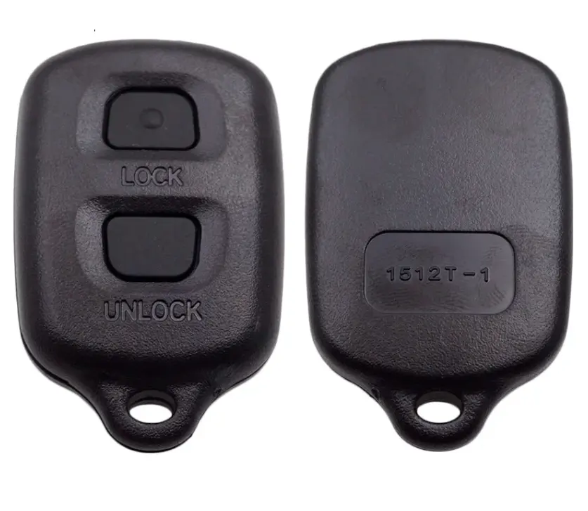 2 pulsanti custodia custodia custodia per chiave auto a distanza di ricambio misura per Toyota RAV4 Corolla custodia portachiavi auto
