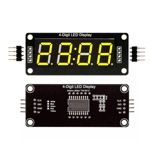 EParthub TM1637 Modulo orologio da 0.56 pollici 4 digitali a 7 segmenti con opzioni di colore rosso verde giallo modulo blu bianco - Product Image 2