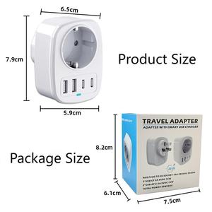 Europäischer Standard adapter Multifunktions-Reisest ecker Universal Worldwide Plug Converter - Product Image 5