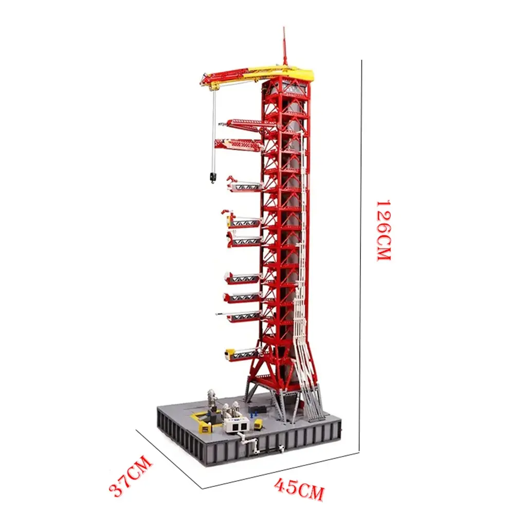 ใหม่ Mork 031003อพอลโล V ทาวเวอร์รุ่น3D DIY ของเล่นพลาสติกอาคารบล็อกสำหรับขายส่ง