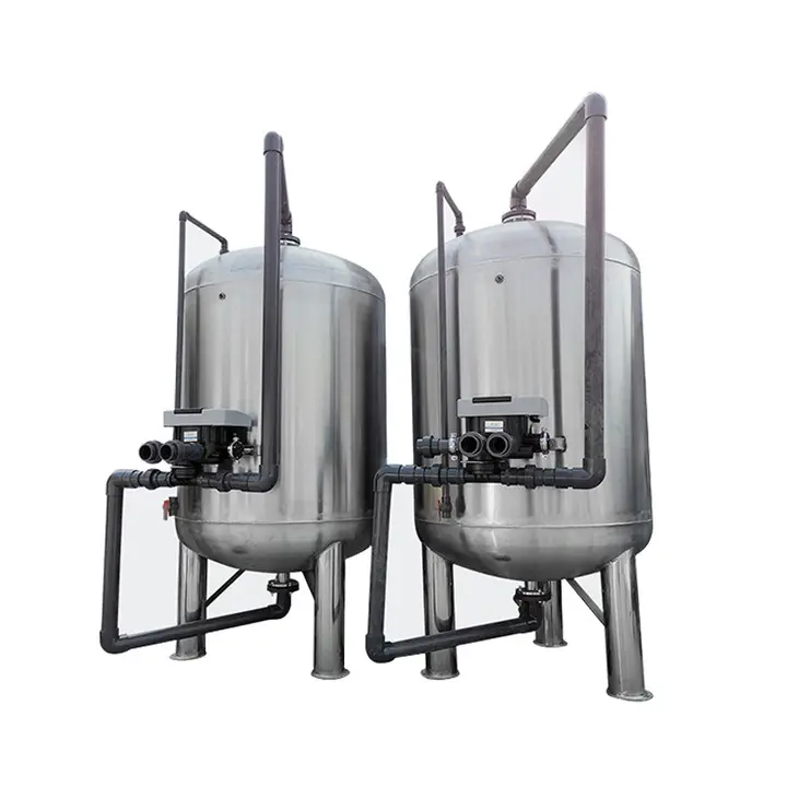 Резервуар предварительной фильтрации воды 5000 литров ss 304/316 активированный резервуар для воды из нержавеющей стали механический фильтр