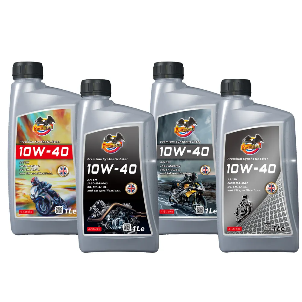 Lubricante de alta calidad de fábrica de China, aceite de motocicleta, Motor de motocicleta, aceite de motor de coche de rendimiento extendido 4t