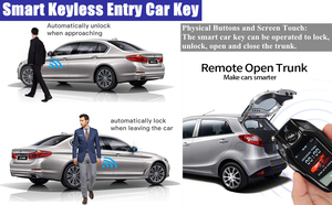 Wholesale <strong>Remote</strong> Control Keyless Entry Touch Screen Universal Smart LCD Car Key for <strong>All</strong> Vehicles - Product Image 5