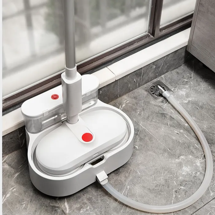 Jesun Cordless 360 rotativo Dry Wet Self Clean Inteligente Mops limpeza piso de Alta Qualidade Esfregão Elétrico com Balde