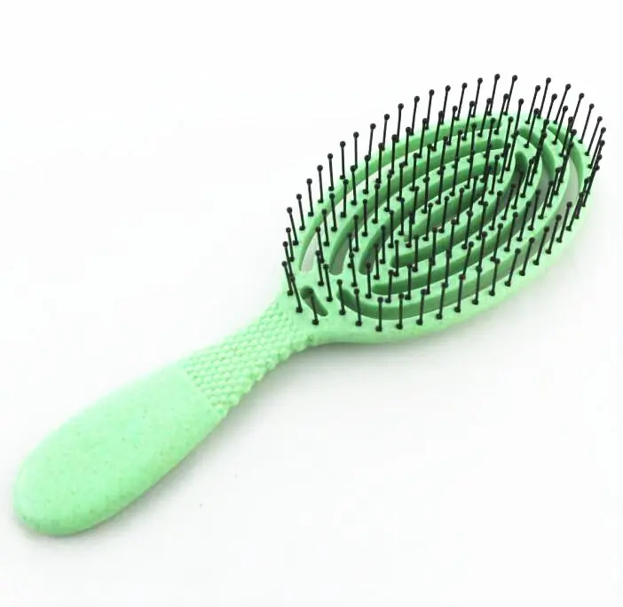 Cepillo de pelo Biodegradable, material de paja de trigo, hecho