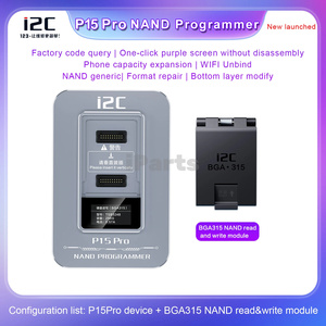 <span class=keywords><strong>I2C</strong></span> P15 Pro AIDFUパープルスクリーンナンドフラッシュHDD読み書きプログラマーforiPhone 6S-15 Pro Max / iPad - Product Image 4