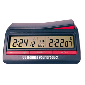 Schach Digital Memory Function Clock Profession elle Holz schach Timer Count Up Down Clock Spiel Mit Aufbewahrung tasche - Product Image 1