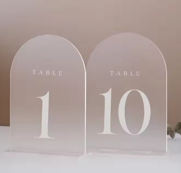 Customize the acrylic for different products