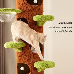 กรอบสำหรับแมวใหญ่โครงสำหรับปีนต้นไม้แมวหลายชั้นดีไซน์ทันสมัย - Product Image 3