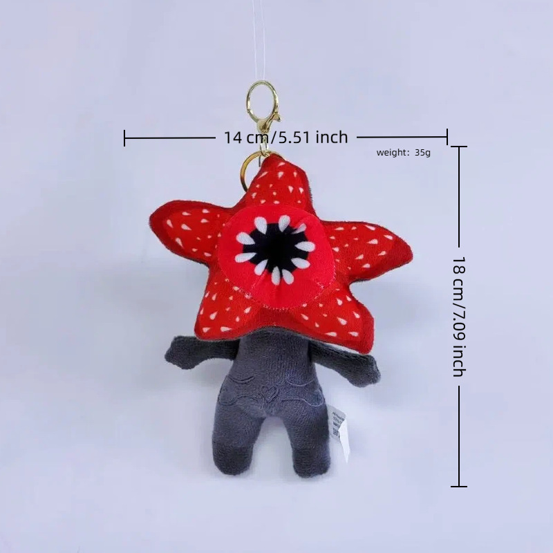 Colgante de flor caníbal gris de Stranger Things