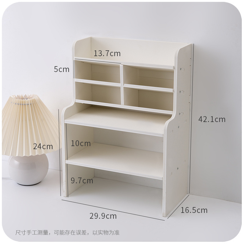 Étagère de bureau à 4 niveaux, 30 cm