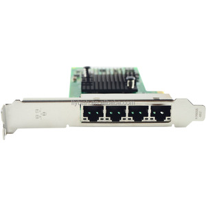I350-T4V2x1 <strong>Network</strong> Intel I350AM4 Chip 10M/100M/1000M NIC PCIe 2.0 RJ45*4 Quad Port Lan Card - Product Image 4