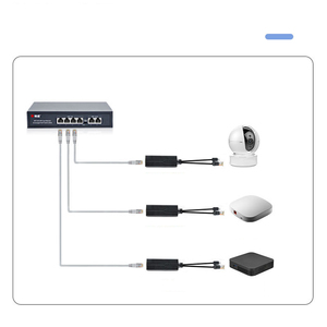 ギガビットPoEスプリッター12V1.2A2A出力、IEEE 802.3af/at標準準拠10,100,1000Mbpsパワーイーサネットスプリッターアダプター - Product Image 5