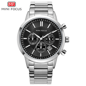 OEM ODM minimalista Multi funzionale orologio al quarzo da uomo MF0188G impermeabile cronografo personalizzato Logo orologio - Product Image 5