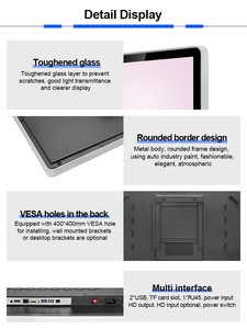 55 дюймов android Интерактивная программа сенсорный экран цифровая вывеска с сенсорным экраном - Product Image 5