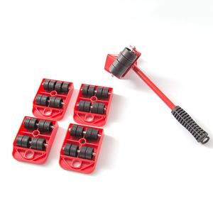<strong>5</strong> Pcs/set Furniture Transport Roller Set Transport Shifter Heavy Type Furniture Roller Moving <strong>Tool</strong> - Product Image 2