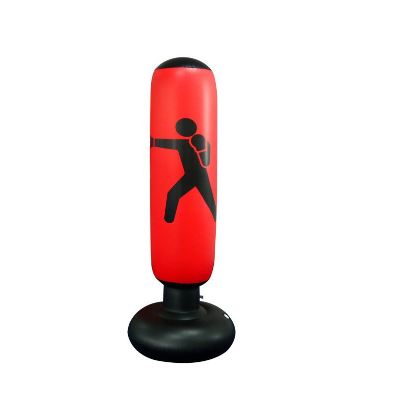 1,6 mètres, nouvelle colonne de boxe, rouge.