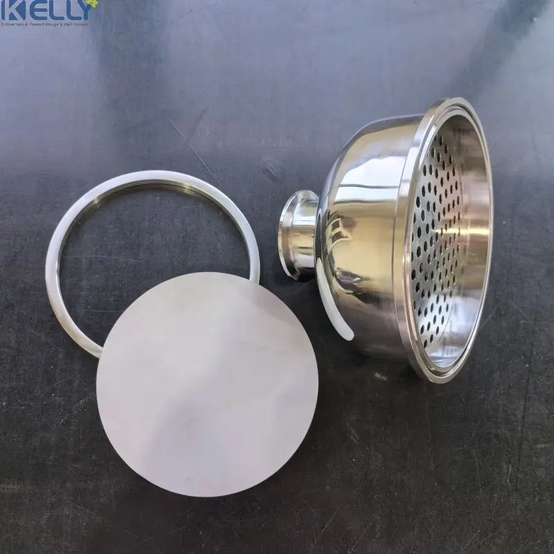 Factory Sales Esférico Redutor com disco de filtro e 1um tela malha/O -Ring Aço Inoxidável 304