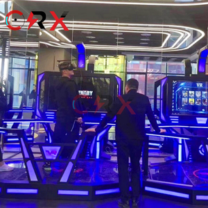 最新的9D虚拟现实空间平台行走和Vr射击模拟器游戏机 - Product Image 4