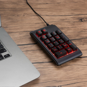 Factory Direct Wired 19-Key Waterproof Mechanical Luminous <strong>Keyboard</strong> Notebook Computer Digital <strong>Keyboard</strong> - Product Image 3