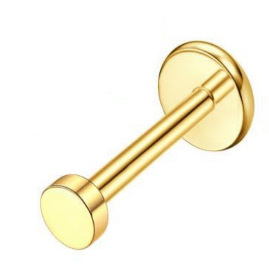 Surface plane plaquée or 2 mm (fiche)