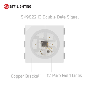 高効率SK9822類似APA102 SMD 5050デュアルデータLEDチップ - Product Image 3