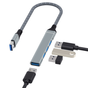 热销产品高质量集线器扩展坞Usb 4端口类型C至Usb集线器4合1坞站适配器 - Product Image 4