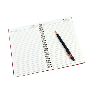 Nhà máy tùy chỉnh cá nhân xoắn ốc ràng buộc A5 notepad với lót trang đơn giản phong cách biểu tượng tùy chọn cho trường làm việc bằng văn bản - Product Image 2