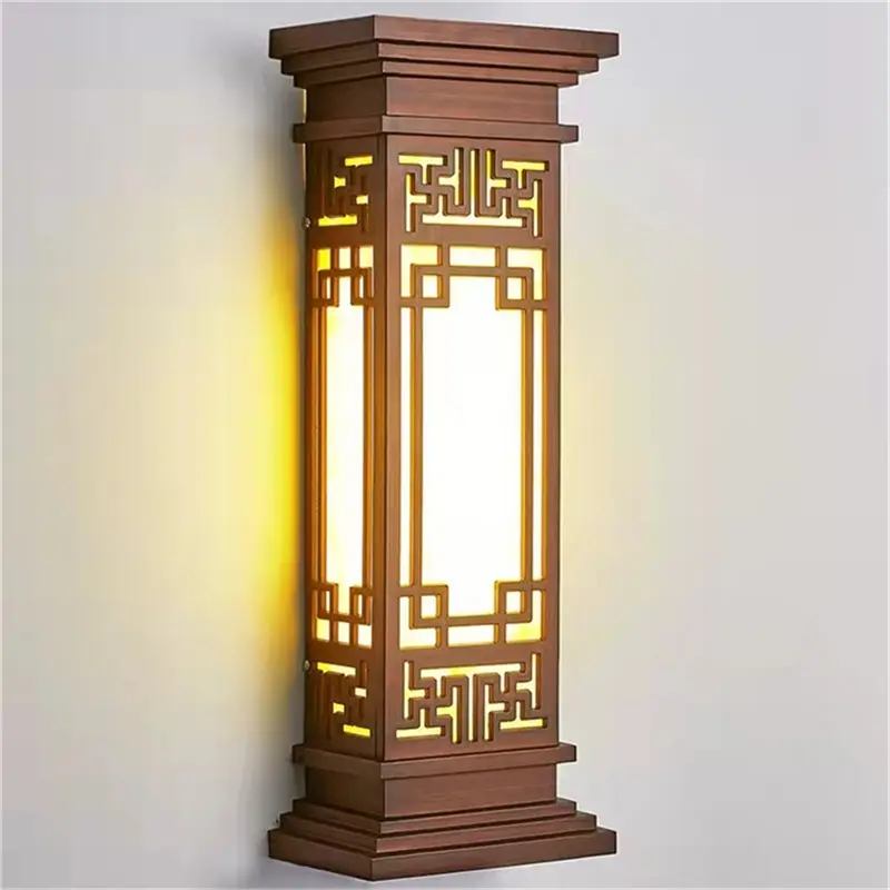 Drops hipping Außen leuchte LED Chinese Style Wasserdicht für Home Balkon Klassische Wand leuchten Lampe