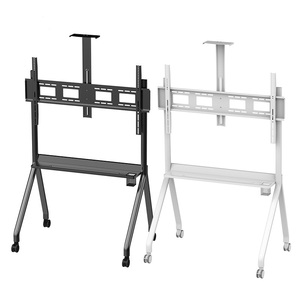 Computer Monitor Cart Tv Mobile Stand Android Swivel Tv <strong>Wall</strong> <strong>Mount</strong> <strong>v</strong> Star 55 to 100 Inch Floating Shelves with Led Light - Product Image 5