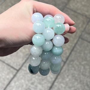 Gteen <strong>Jade</strong> Bracelet Natural Stone Jewelry Bruma Myanmar Genuine with Certificate High-quality Healing <strong>Jade</strong> Charms Good Luck 14mm