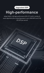 Procesamiento de sonido Procesador de audio DSP de 4 entradas y 8 salidas para equipos de sonido escénico