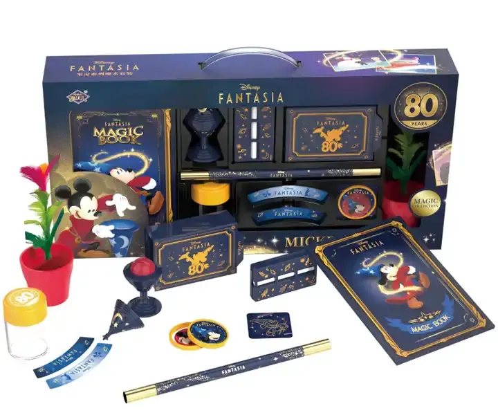 Meilleure vente Ensemble de jeu de spectacle de magie classique pour enfants Cadeau de Noël Kit de tour de magie spectaculaire Accessoires en papier plastique de scène Apprentissage amusant!