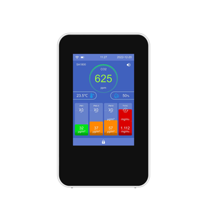 Monitor de calidad del aire Wifi con registrador de datos, Monitor CO2 PM 2,5, PM 1,0. PM10, humedad, temperatura interior AQI App controlada - Product Image 1