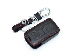 21ボタンレザーカーキーカバースマートリモートフォブスシェルカバーキーホルダートヨタプリウス2004 2005 2006 2007 2008 2009 - Product Image 4
