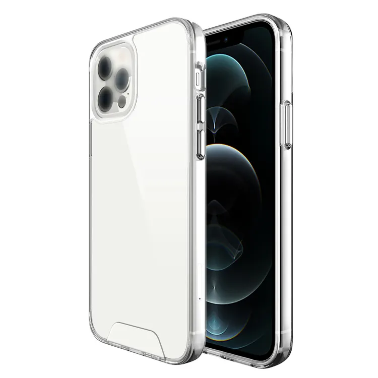 Custodia per cellulare posteriore con paraurti antiurto trasparente trasparente dal Design personalizzato per Iphone 13 13 Pro